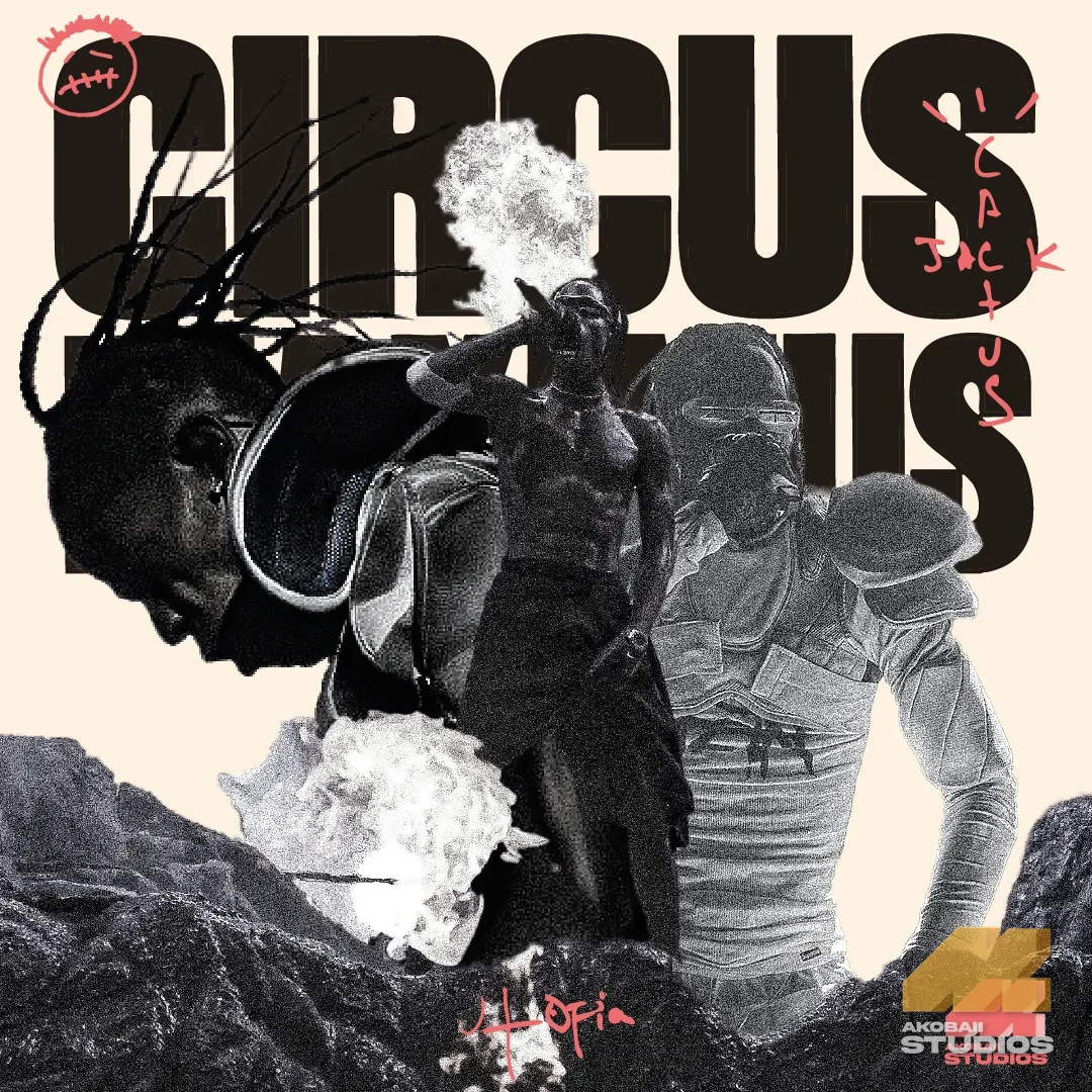 Collage cover art titled Circus