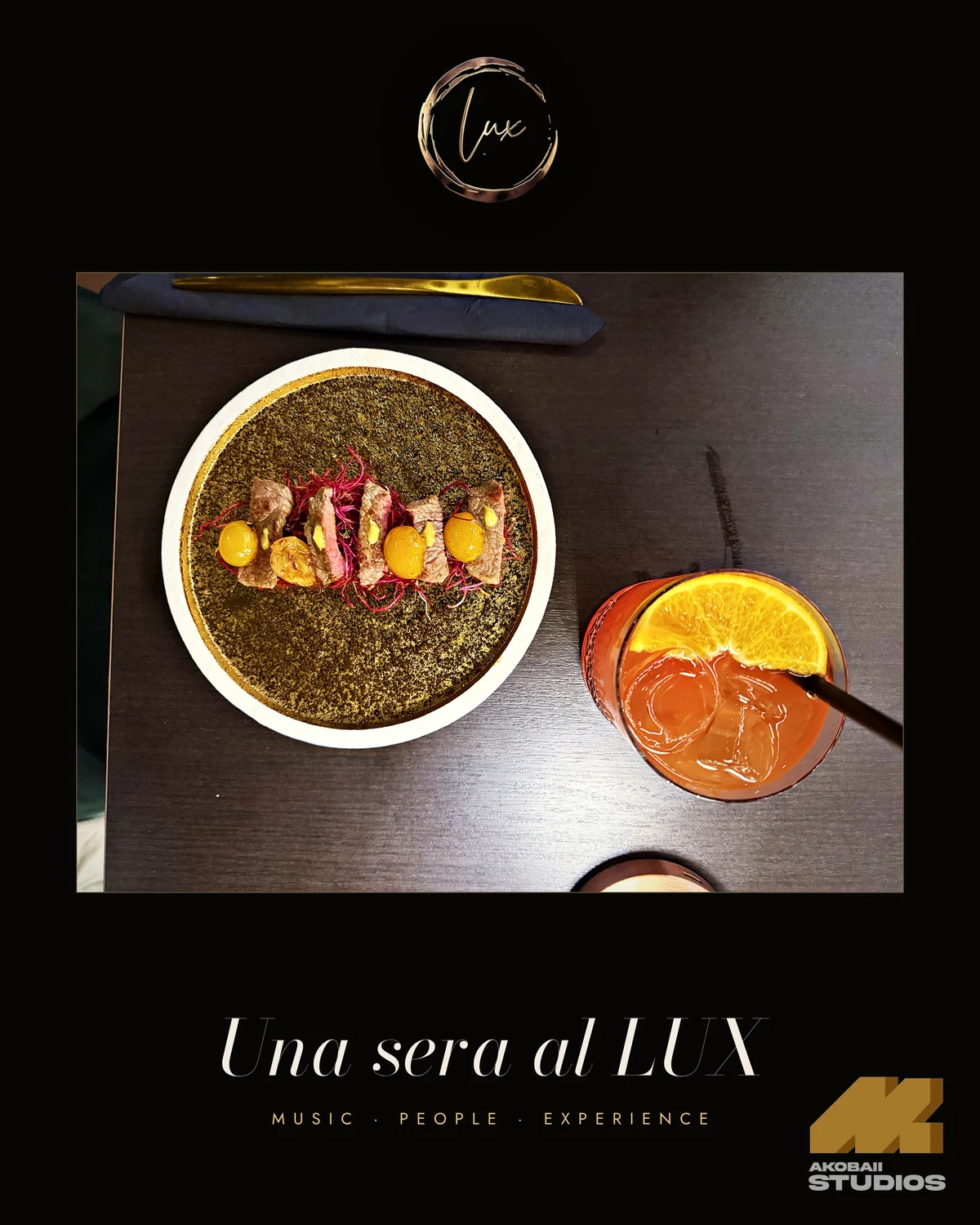 Cover of the "Una sera al LUX" carousel