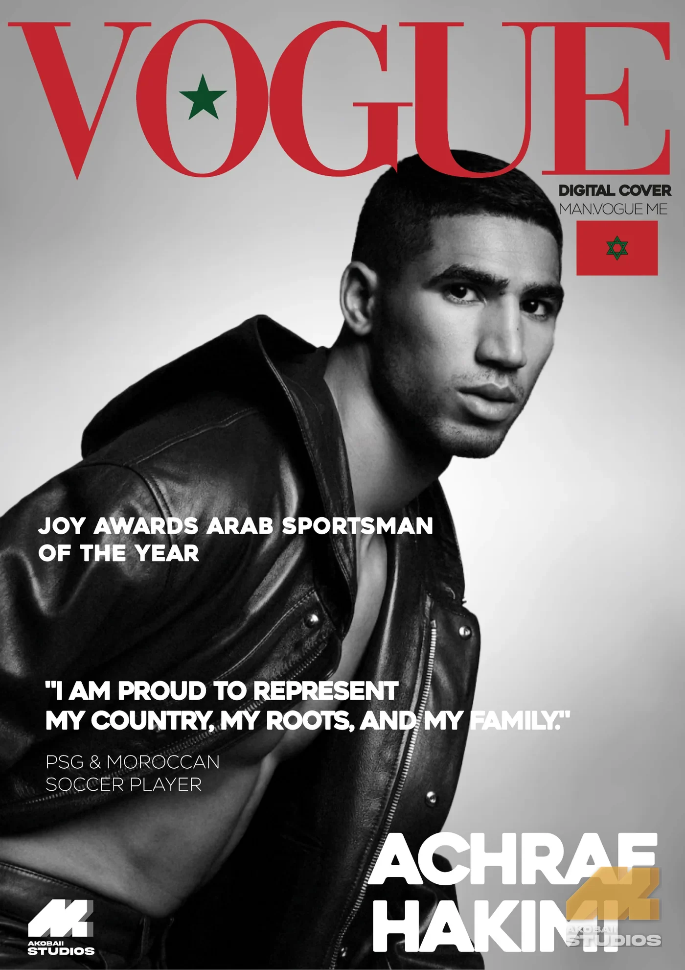 Full magazine cover concept